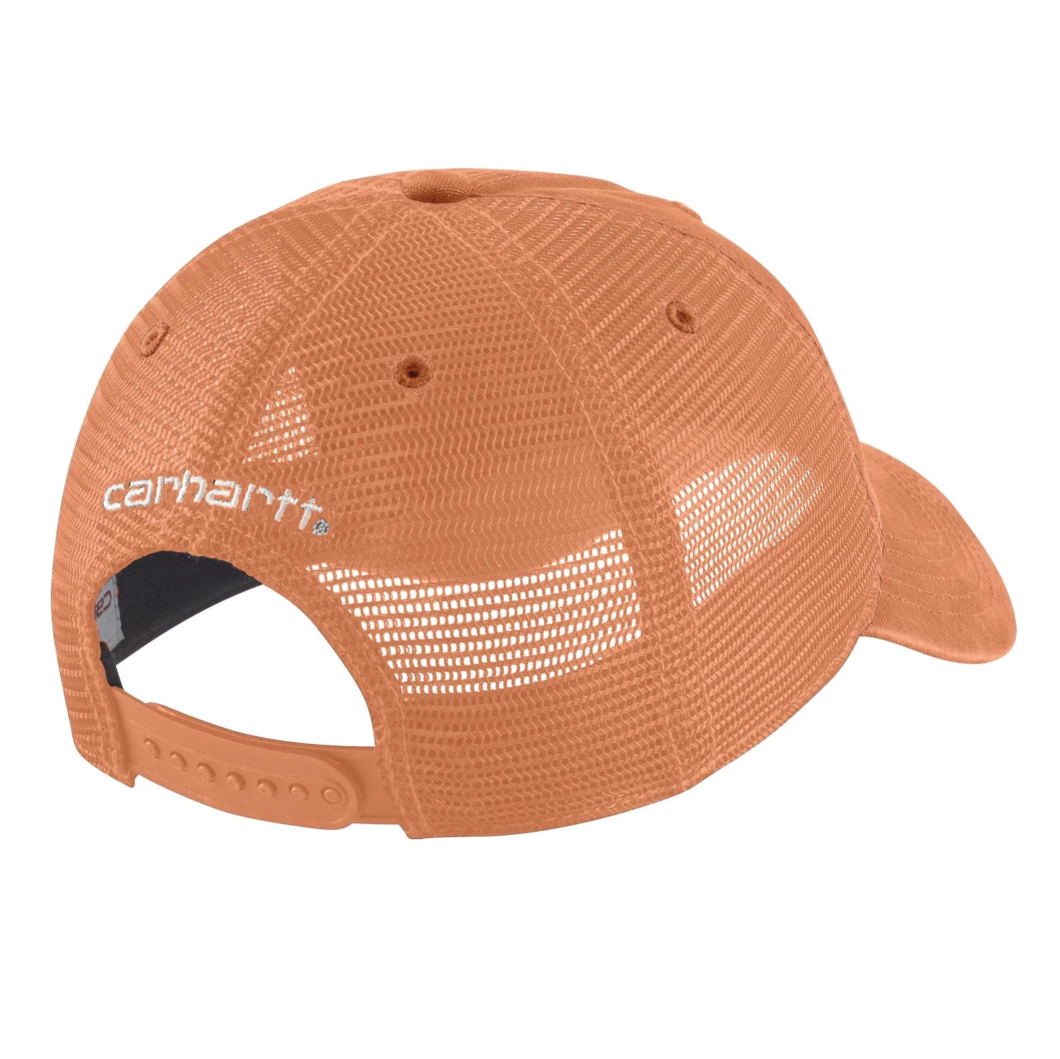 'Carhartt' Men's Adjustable Canvas Mesh-Back Cap - Dusty Orange 'Carhartt' Men's Adjustable Canvas Mesh-Back Cap - Dusty Orange -Carhartt