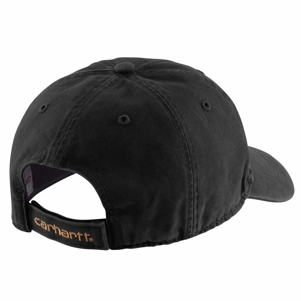 'Carhartt' Men's Adjustable Canvas Cap - Black 'Carhartt' Men's Adjustable Canvas Cap - Black -Carhartt