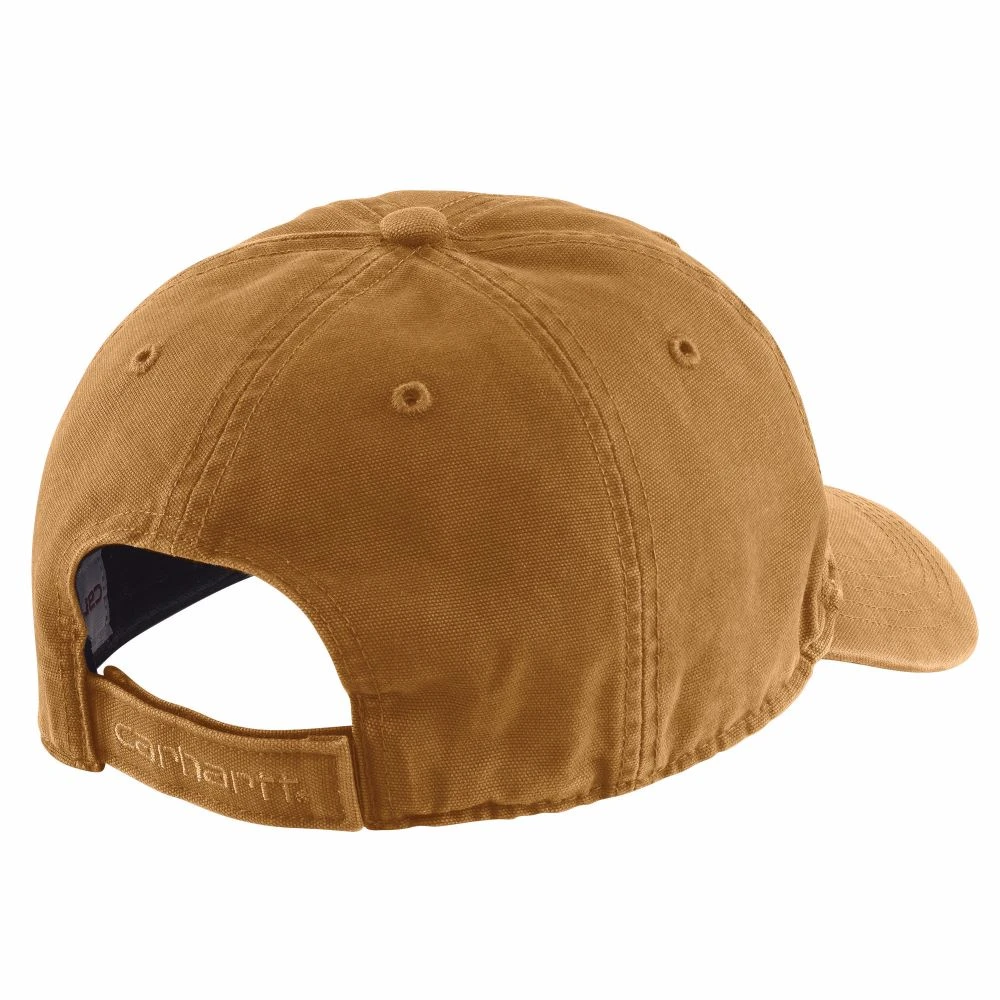 'Carhartt' Men's Adjustable Canvas Cap - Carhartt Brown 'Carhartt' Men's Adjustable Canvas Cap - Carhartt Brown -Carhartt