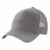 'Carhartt' Men's Canvas Mesh-Back Logo Graphic Cap - Asphalt