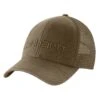 'Carhartt' Men's Canvas Mesh-Back Logo Graphic Cap - Light Brown
