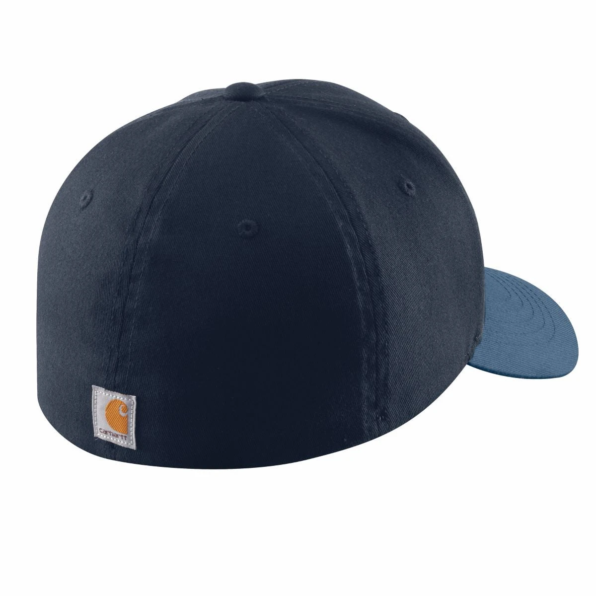 'Carhartt' Men's Rugged Flex Cap with Patch Logo - Navy 'Carhartt' Men's Rugged Flex Cap With Patch Logo - Navy -Carhartt
