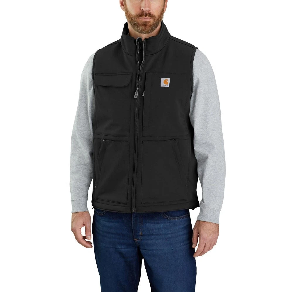 'Carhartt' Men's Super Dux™ Relaxed Fit Sherpa Lined Vest - Black 'Carhartt' Men's Super Dux™ Relaxed Fit Sherpa Lined Vest - Black -Carhartt