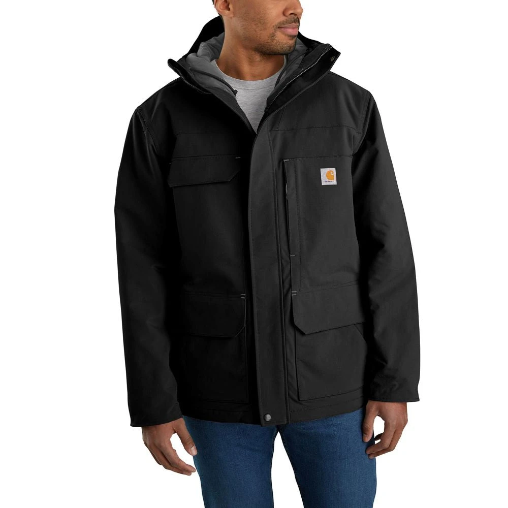 'Carhartt' Men's Super Dux™ Relaxed Fit Insulated Traditional Coat-Level 4 Extreme Warmth Rating - Black 'Carhartt' Men's Super Dux™ Relaxed Fit Insulated Traditional Coat-Level 4 Extreme Warmth Rating - Black -Carhartt