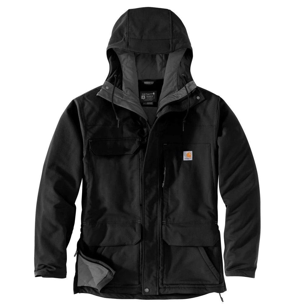 'Carhartt' Men's Super Dux™ Relaxed Fit Insulated Traditional Coat-Level 4 Extreme Warmth Rating - Black 'Carhartt' Men's Super Dux™ Relaxed Fit Insulated Traditional Coat-Level 4 Extreme Warmth Rating - Black -Carhartt