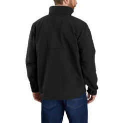 'Carhartt' Men's Super Dux™ Relaxed Fit Lightweight Mock Neck Jacket-Level 1 Warm Rating - Black 2 'Carhartt' Men's Super Dux™ Relaxed Fit Lightweight Mock Neck Jacket-Level 1 Warm Rating - Black -Carhartt 105342 N04 AVB MS22 b 1024x1024@2x