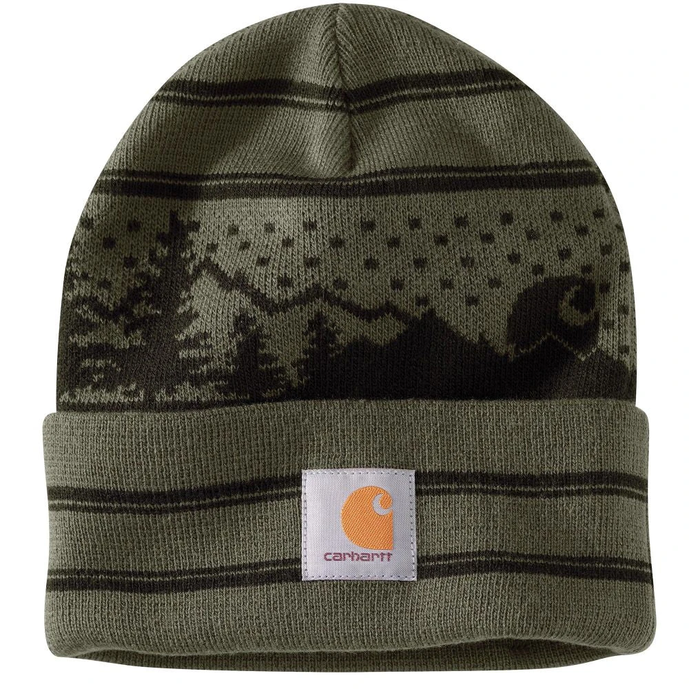 'Carhartt' Knit Outdoor Beanie - Basil 'Carhartt' Knit Outdoor Beanie - Basil -Carhartt