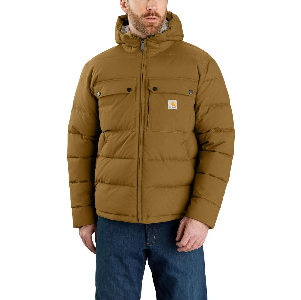 'Carhartt' Men's Montana Loose Fit Insulated Jacket-Level 4 Extreme Warmth Rating - Oak Brown 'Carhartt' Men's Montana Loose Fit Insulated Jacket-Level 4 Extreme Warmth Rating - Oak Brown -Carhartt