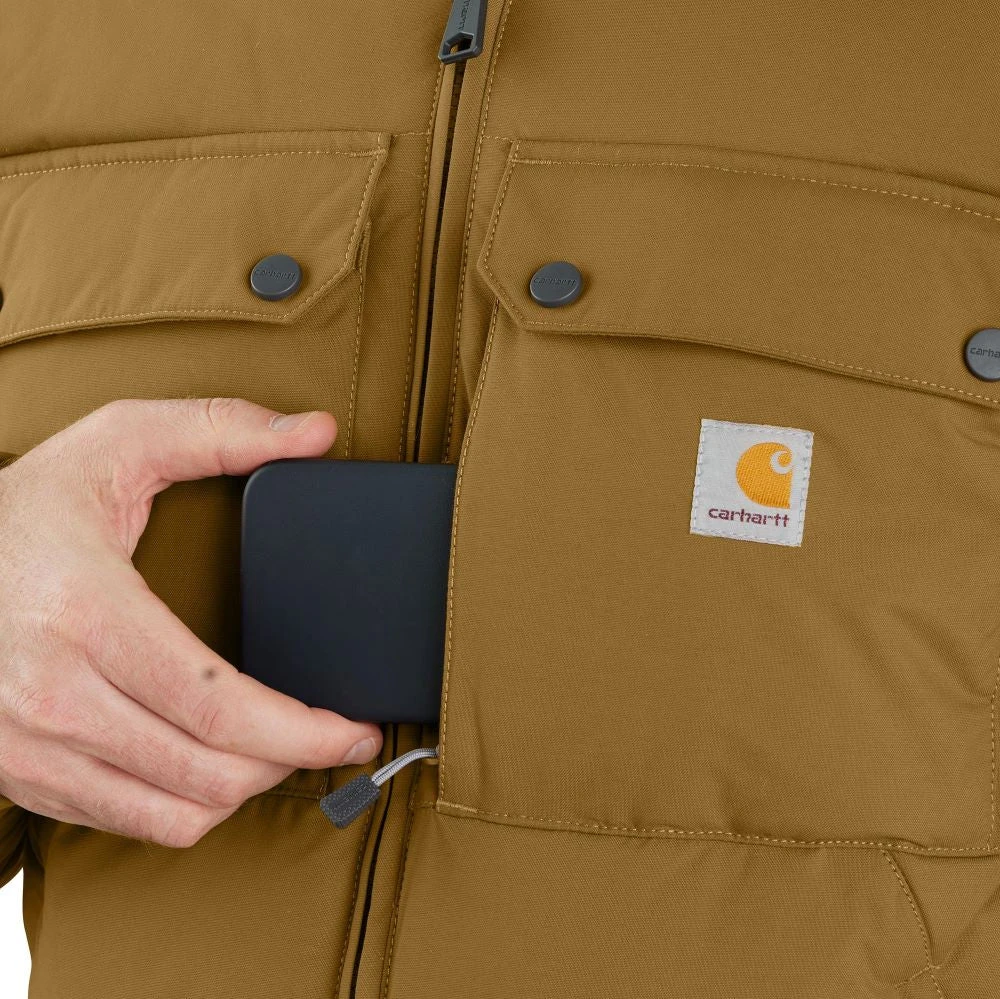 'Carhartt' Men's Montana Loose Fit Insulated Jacket-Level 4 Extreme Warmth Rating - Oak Brown 'Carhartt' Men's Montana Loose Fit Insulated Jacket-Level 4 Extreme Warmth Rating - Oak Brown -Carhartt