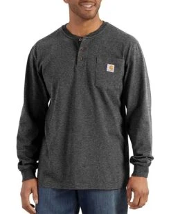 Carhartt Big & Tall Workwear Pocket Long Sleeve Henley