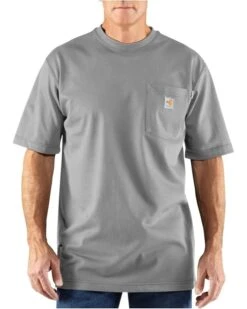 Carhartt Men's Flame-Resistant Force Cotton Short-Sleeve T-Shirt
