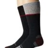 Carhartt FORCE® Midweight Steel Toe Crew Socks 2-Pack