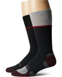 Carhartt FORCE® Midweight Steel Toe Crew Socks 2-Pack