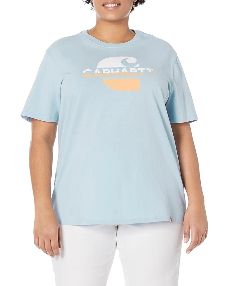 Carhartt Plus Size Loose Fit Heavyweight Faded C Graphic Short Sleeve T-Shirt Carhartt Plus Size Loose Fit Heavyweight Faded C Graphic Short Sleeve T-Shirt -Carhartt