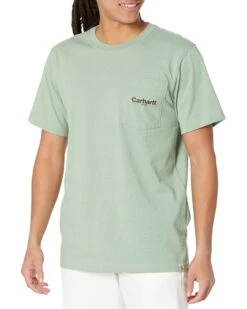 Carhartt Relaxed Fit Heavyweight Short Sleeve Line Graphic T-Shirt