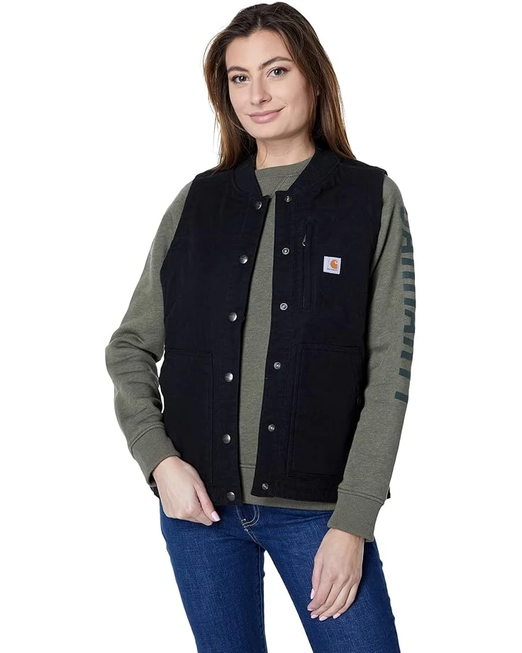 Carhartt Rugged Flex® Relaxed Fit Canvas Insulated Rib Collar Vest Carhartt Rugged Flex® Relaxed Fit Canvas Insulated Rib Collar Vest -Carhartt 71AhuO4wbaL. AC SR736920