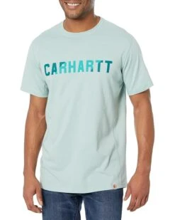 Carhartt Force Relaxed Fit Midweight Short Sleeve Block Logo Graphic T-Shirt