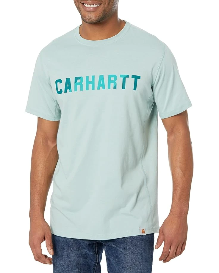 Carhartt Force Relaxed Fit Midweight Short Sleeve Block Logo Graphic T-Shirt Carhartt Force Relaxed Fit Midweight Short Sleeve Block Logo Graphic T-Shirt -Carhartt