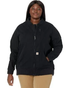 Carhartt Plus Size Rugged Flex Relaxed Fit Canvas Jacket