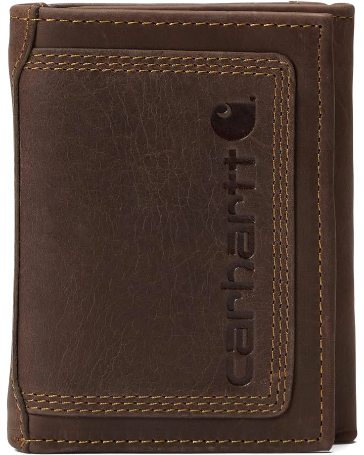 Carhartt Leather Triple-Stitched Trifold Wallet Carhartt Leather Triple-Stitched Trifold Wallet -Carhartt 71SfMrNeohL. AC SR736920