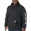 Carhartt Big & Tall Midweight Signature Sleeve Logo Hooded Sweatshirt