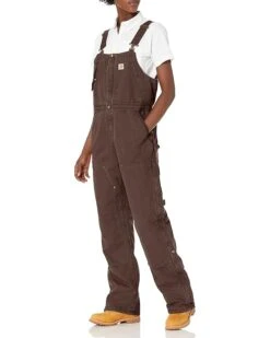 Carhartt Women's Weathered Duck Wildwood Bib Overalls (Regular And Plus Sizes)