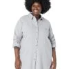 Carhartt Plus Size Rugged Flex® Relaxed Fit Midweight Flannel Long Sleeve Plaid Tunic
