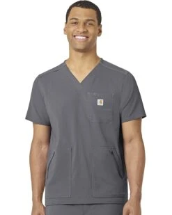 Carhartt Carhartt Medical Men's Modern Fit 5-Pocket V-Neck Scrub Top