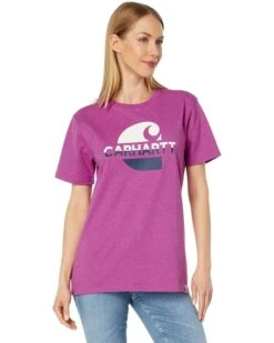 Carhartt Loose Fit Heavyweight Short Sleeve Faded C Graphic Short Sleeve T-Shirt