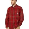 Carhartt Rugged Flex® Relaxed Fit Lightweight Long Sleeve Plaid Shirt