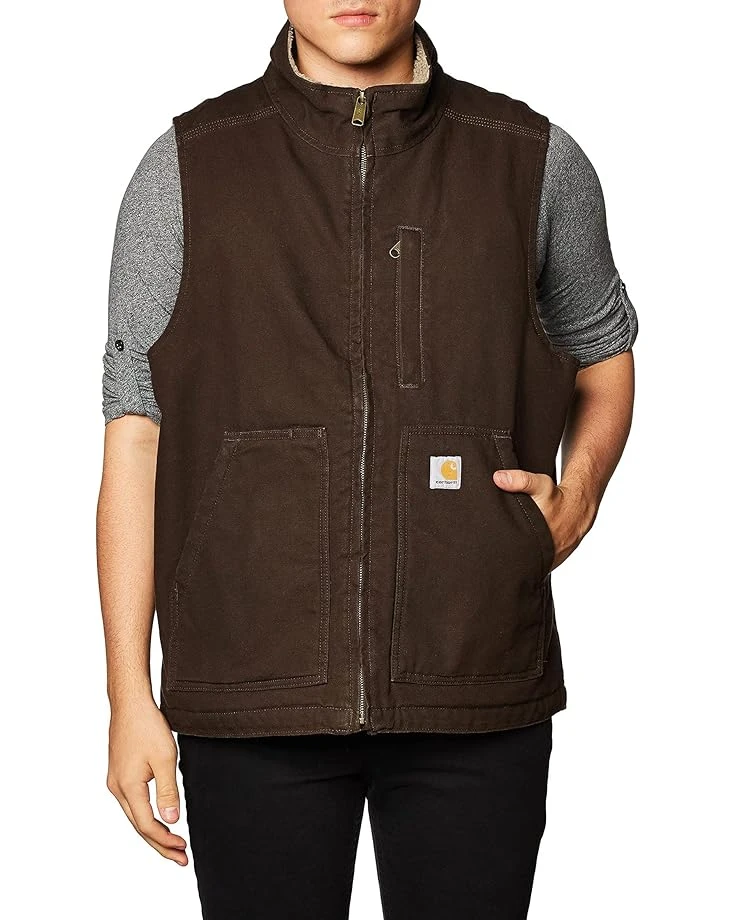 Carhartt Men's Sherpa Lined Mock-Neck Vest Carhartt Men's Sherpa Lined Mock-Neck Vest -Carhartt