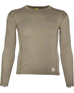 Carhartt Men's Force Heavyweight Polyester-Wool Base Layer Long Sleeve Shirt