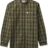 Carhartt Men's Petite Relaxed Fit Cotton Long-Sleeve Plaid Shirt