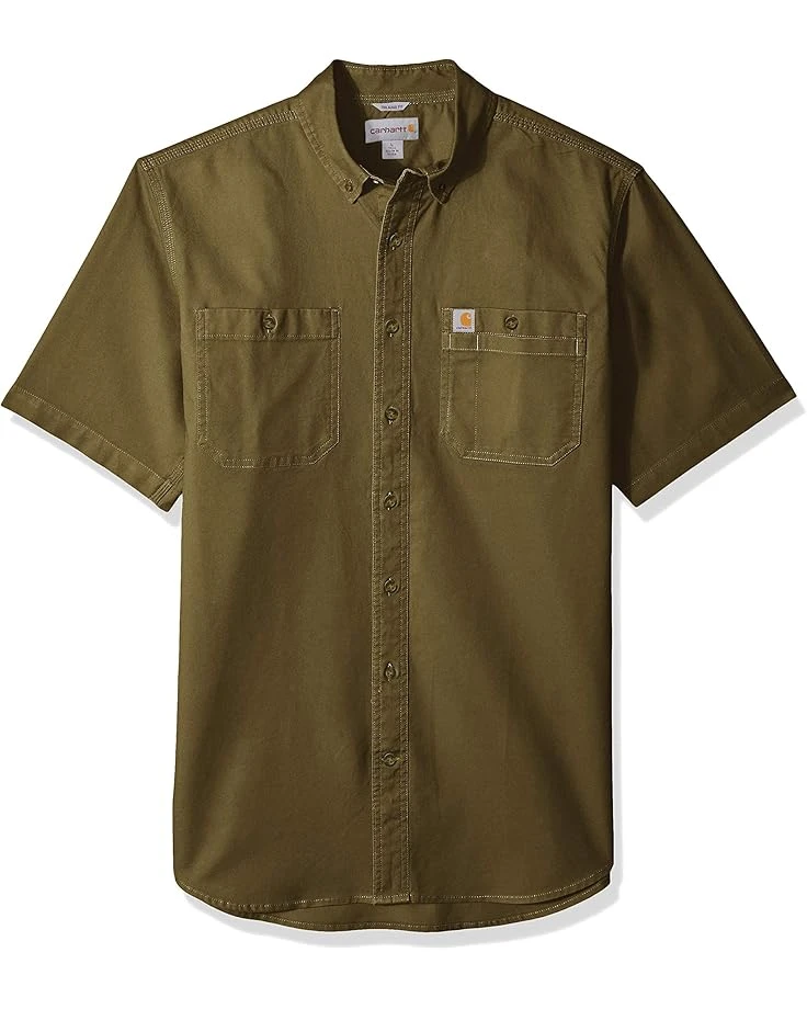 Carhartt Men's Big and Tall Big & Tall Rugged Flex Rigby Short Sleeve Work Shirt Carhartt Men's Big And Tall Big & Tall Rugged Flex Rigby Short Sleeve Work Shirt -Carhartt 81prQpGsRNL. AC SR736920