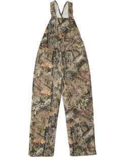 Carhartt Kid's CM8668 Camo Bib Overall Quilt Lined - Boys