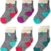 Carhartt Girl's Camp Crew Sock 6 Pair Pack