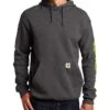 Carhartt Men's Midweight Sleeve Logo Hooded Sweatshirt (Regular And Big & Tall Sizes)