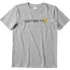 Carhartt Boys' Knit Short Sleeve Crewneck Logo T-Shirt