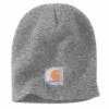 'Carhartt' Men's Acrylic Knit Beanie - Heather Grey
